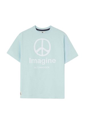 ALTONADOCK, CAMISETA IMAGINE AZUL CLARO - Camiseta estampada - azul