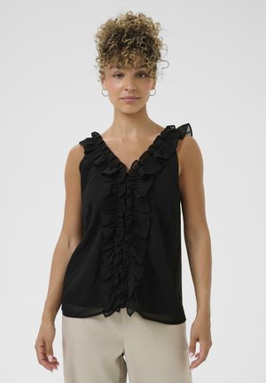 Bluse - pitch black