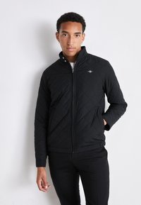 GANT - WINDCHEATER - Kerge jope - black Väikepilt 1