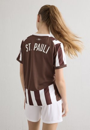 FC ST PAULI HOME UNISEX - Ρούχα για κλαμπ - espresso brown/white