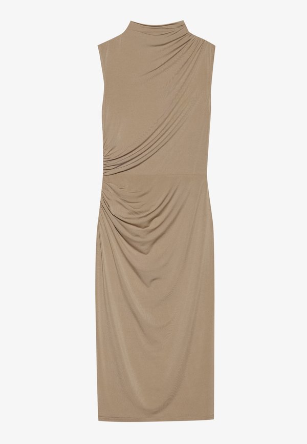 Jersey dress - greige2