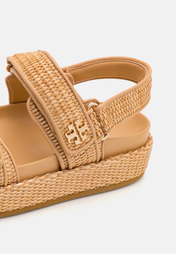 KIRA SPORT - Platform sandals - natural4