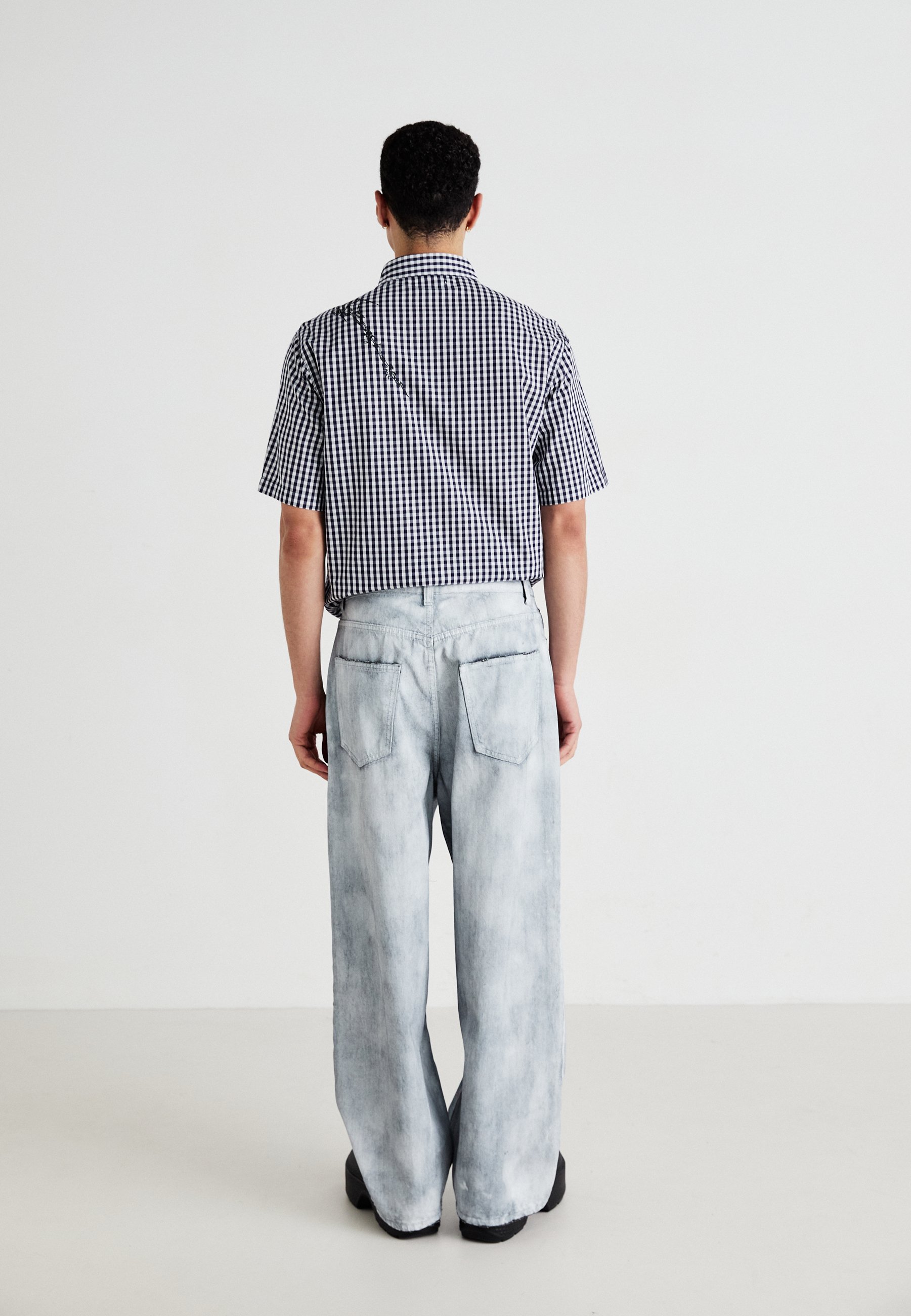 Jaded London OVER PAINTED COLOSSUS - Relaxed fit jeans - denim