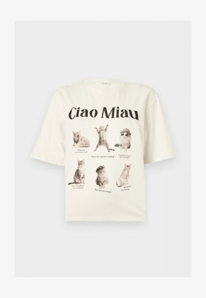 Even&Odd Camiseta estampada - off-white
