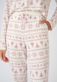 Damart THERMOLACTYL SET - Pyjama - ecru graphique