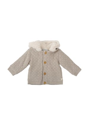 CHAQUETÓN - Chaqueta de punto - topo
