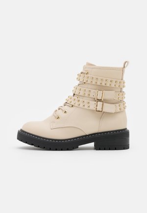 Cowboy-/Bikerlaarsjes - off-white