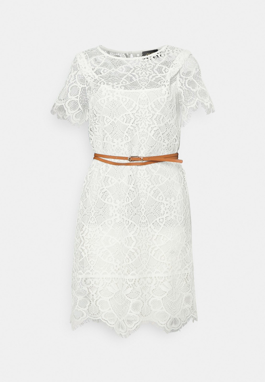 LIU JO ABITO CON CINTURA - Vestito elegante - star white/bianco - Zalando.it