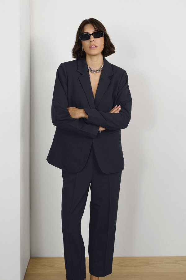 SAKURA - Kurzmantel - midnight marine