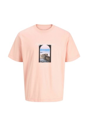 Jack & Jones, T- - T-shirt imprimé - peach melba