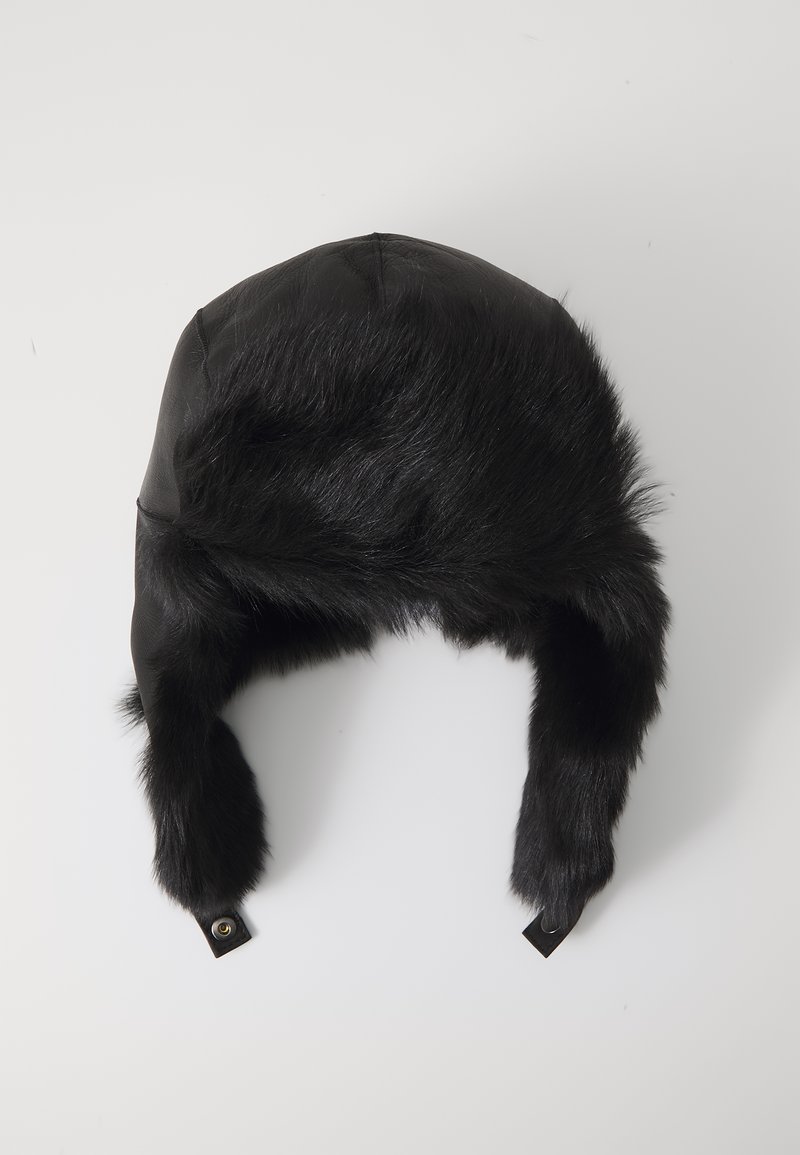 STUDIO ID REVERSIBLE AVIATOR HAT TOSCANA - Pipo - black