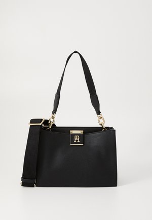 Tommy Hilfiger HER MED SATCHEL - Handbag - black