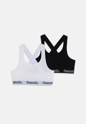 BUSTIER 2 PACK - Brassière - white/black