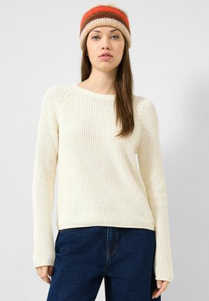 QS, STRICKPULLOVER - Pullover - creme