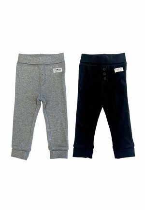 Leggings - Hosen - l grey black
