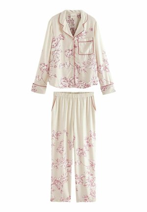 Laura Ashley BUTTON THROUGH SET REGULAR FIT - Pižamos komplektas - green pollington roses