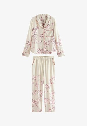 Laura Ashley BUTTON THROUGH SET REGULAR FIT - Pižamos komplektas - green pollington roses