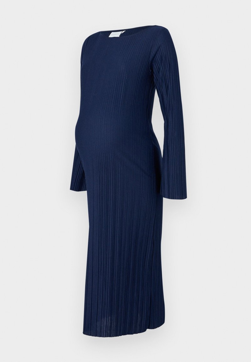 Mamalicious Gebreide jurk donkerblauw Mamalicious Gebreide jurk donkerblauw