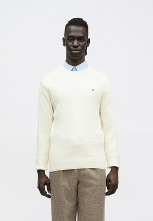 MINI CABLE C NECK - Neule - cream