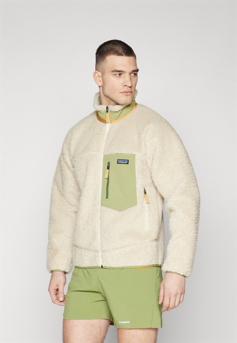 Patagonia CLASSIC RETRO - Flisinė striukė - dark natural/buckhorn green