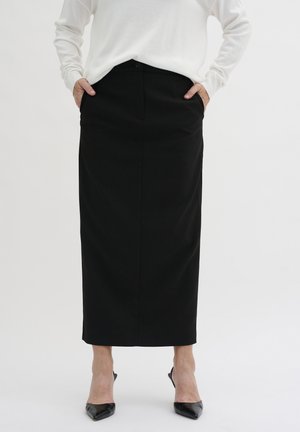 My Essential Wardrobe SPACE - Maxi sukně - black