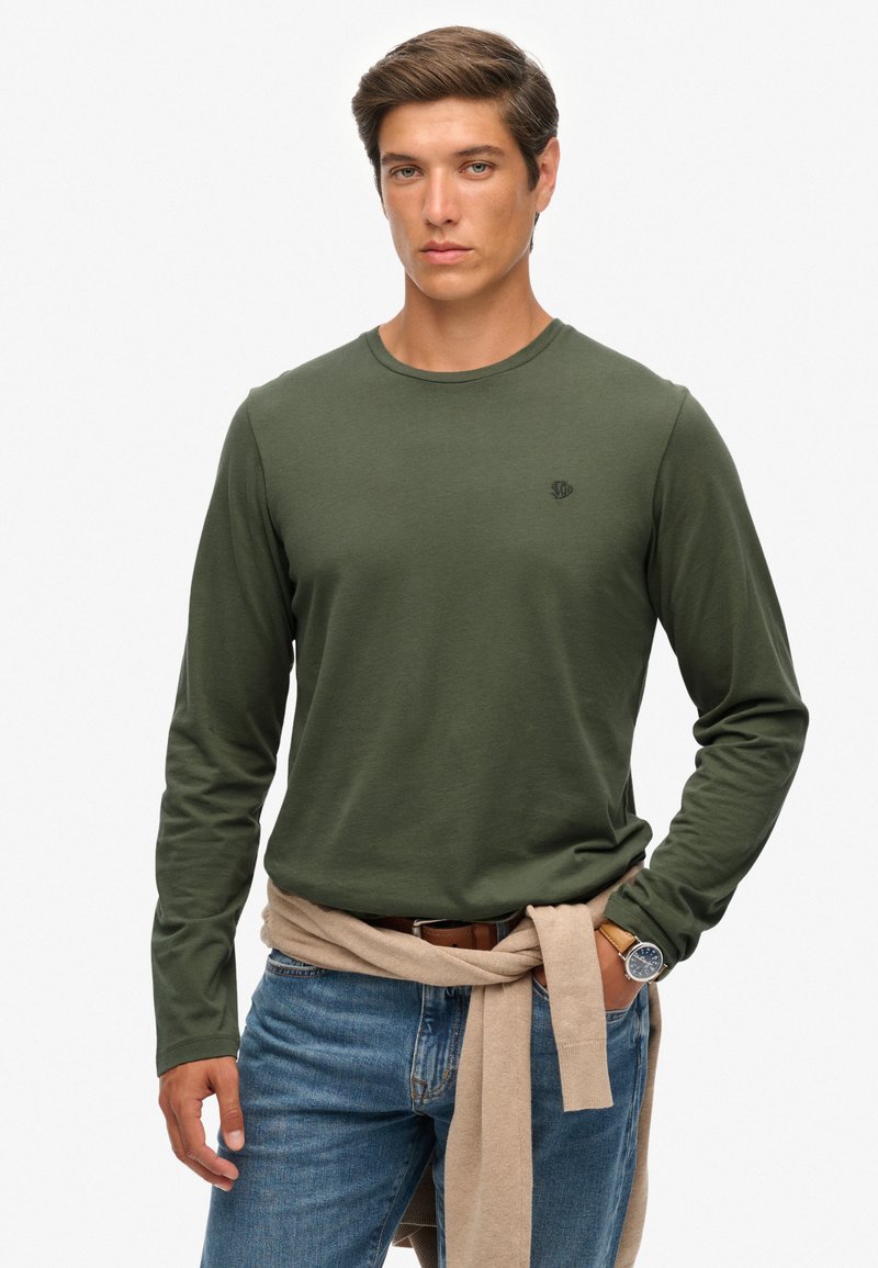 Superdry & Co CLASSIC ESSENTIAL - Langærmet T-shirt - beetle green