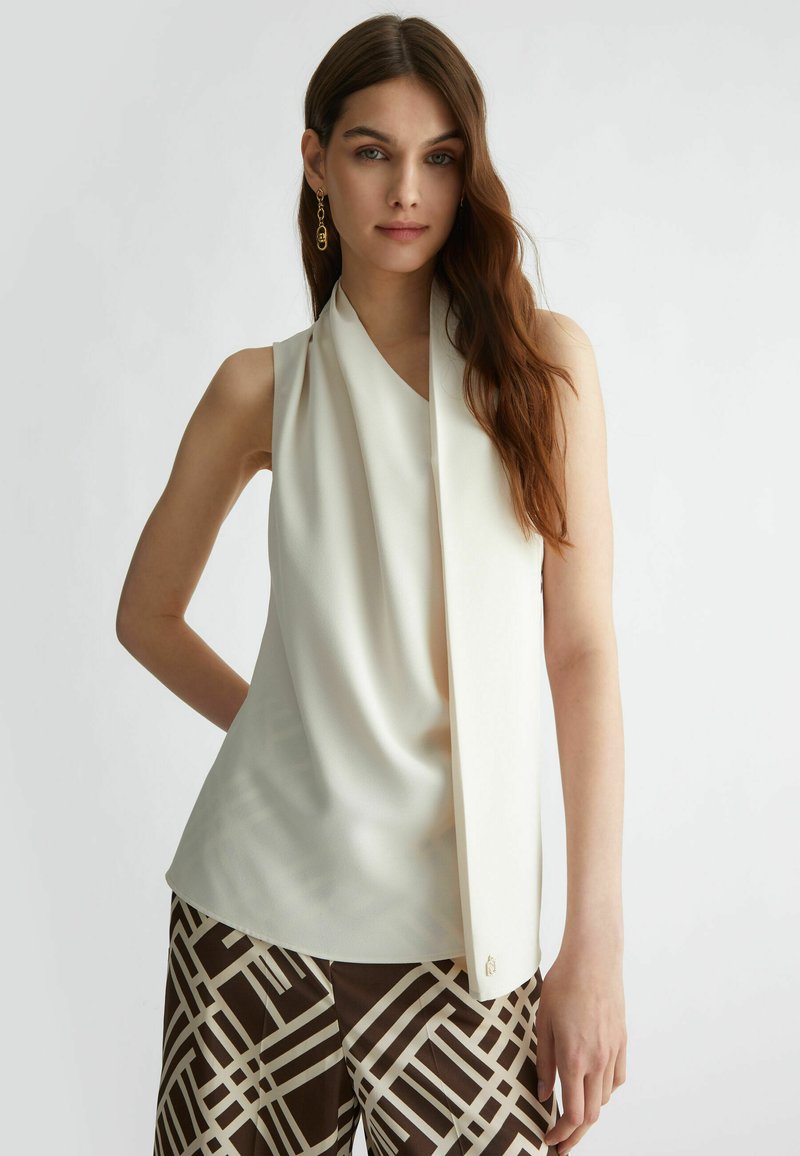 LIU JO CREPE  - Camicetta - off white