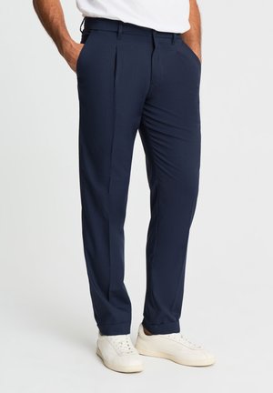 Terranova, PANTALONE LUNGO TINTA UNITA - Chino - blu navy