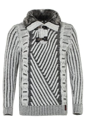 Cipo & Baxx Pullover - ecru-black