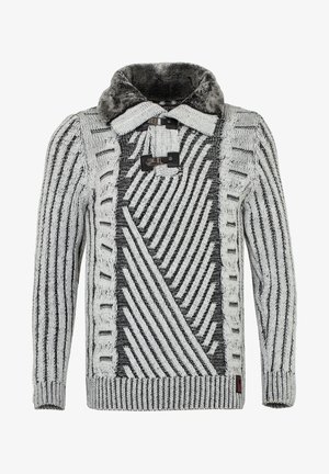 Cipo & Baxx Pullover - ecru-black