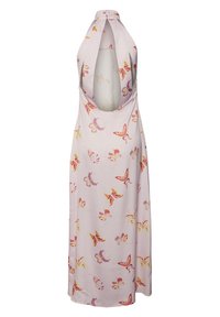 SOMETHINGNEW BUFFY HALTER OPEN BACK DRESS - Μάξι φόρεμα - lilac snow