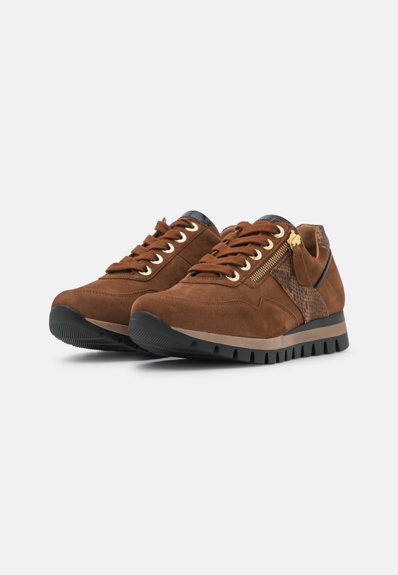 Damen Sneaker | Gabor Comfort Sneaker low whisky/schwarz/braun - HJ24643 Damen Sneaker | Gabor Comfort Sneaker low whisky/schwarz/braun - HJ24643
