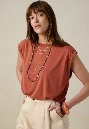 Sissy-Boy Basic T-shirt - dunkelorange