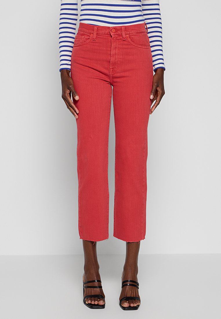 7 For All Mankind Slim fit jeans rood 7 For All Mankind Slim fit jeans rood