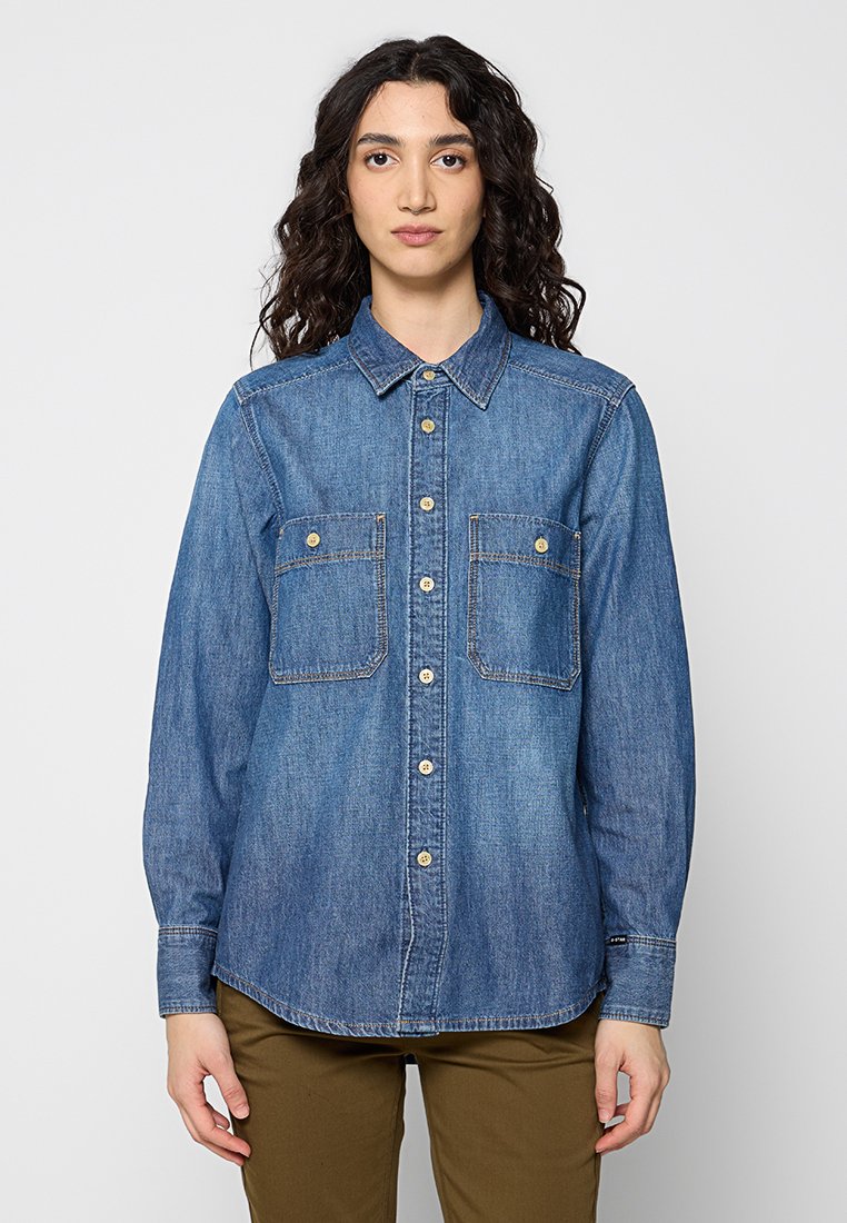 G-Star Overhemdblouse blauw G-Star Overhemdblouse blauw