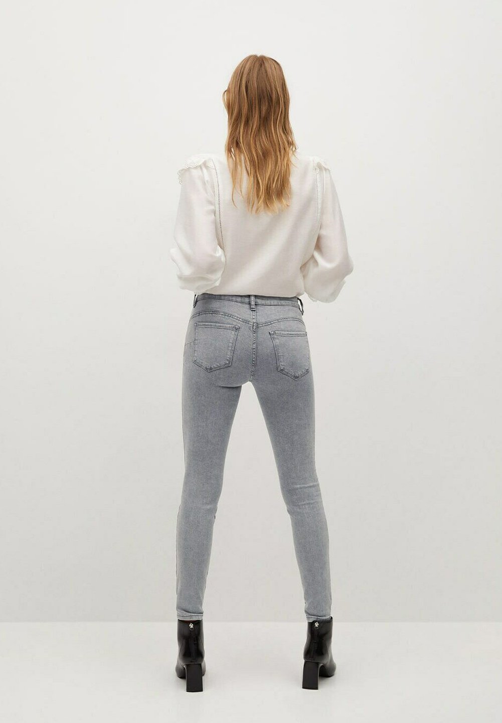 Mango KIM - Jeans Skinny Fit - grijs 