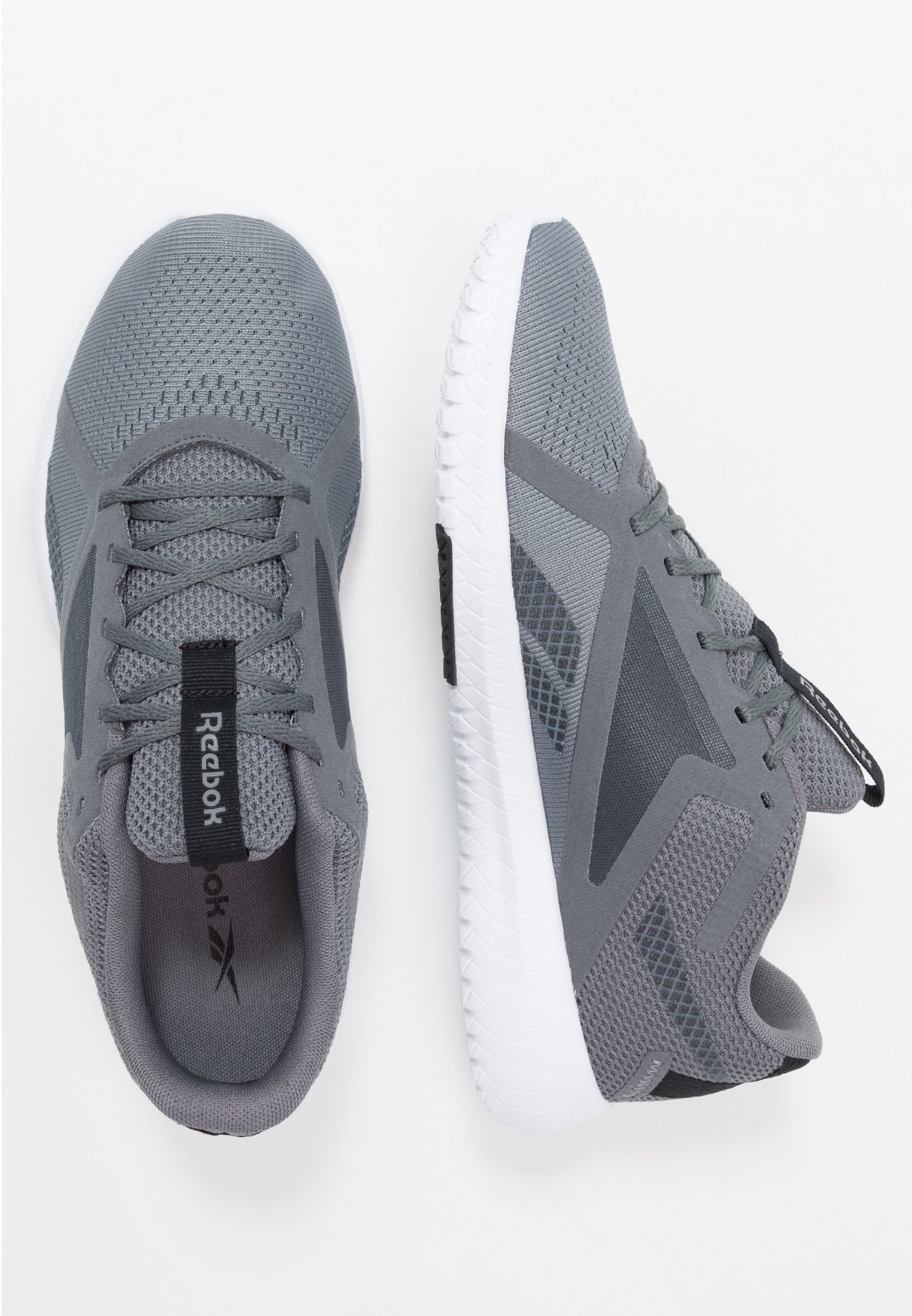 Reebok FLEXAGON FORCE 2.0 - Zapatillas de entrenamiento - grey/true  grey/black/gris - Zalando.es