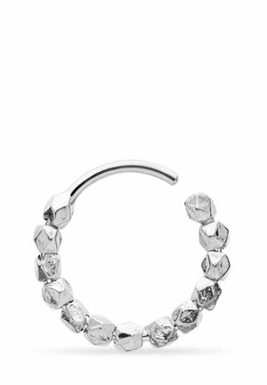 BEAD TWIST - Single earring - silver coloured