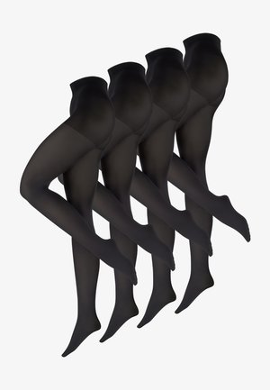 NUR DIE 4-PACK STRUMPFHOSE 60 DEN GOODBYE LAUFMASCHEN - Collants - schwarz