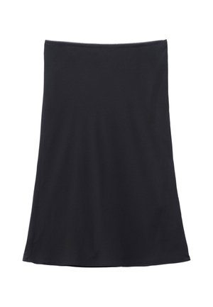 & OTHER STORIES, & OTHER STORIES SLIP MIDI SKIRT - Jupe trapèze - black