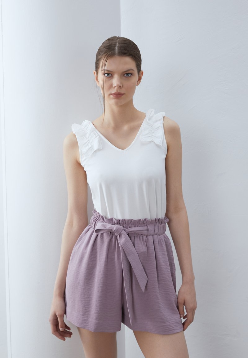 Anna Field T-shirts med print - offwhite