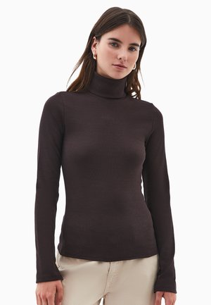 TURTLENECK - LONG SLEEVE  - Pullover - chocolate torte