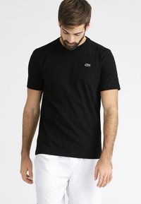 Lacoste Sport - TEE CLASSIC - Sports T-shirt - black Thumbnail Image 1