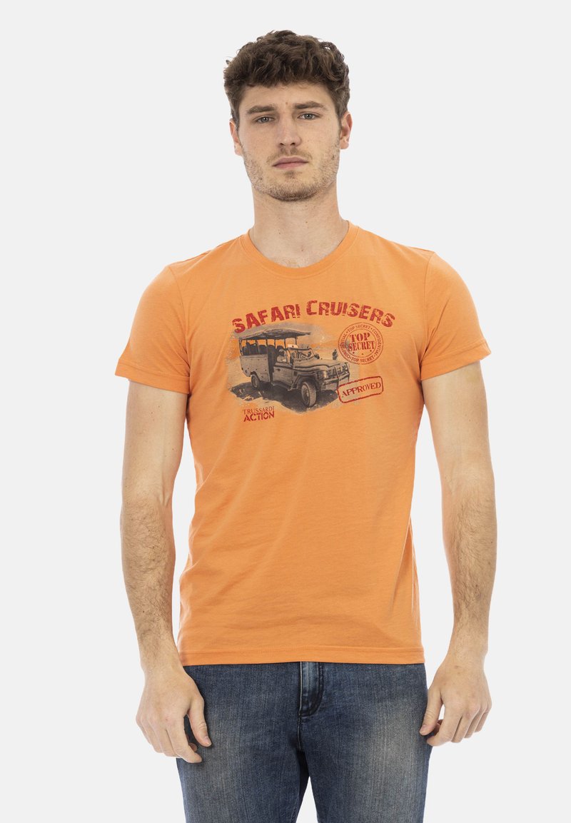Trussardi Action T-shirt con stampa - orange