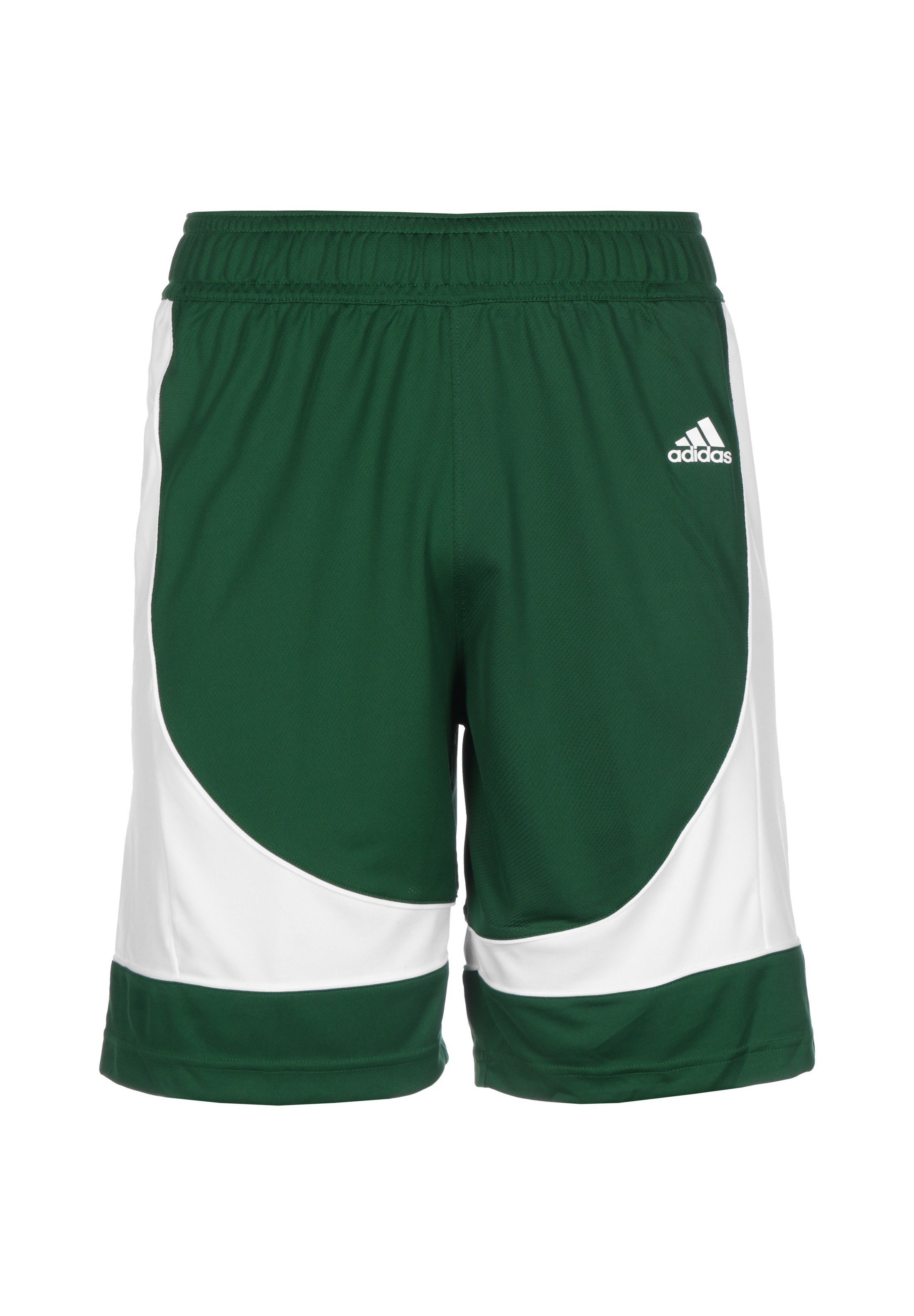 adidas Performance Pantaloncini sportivi - dark green / white/verde scuro -  Zalando.it