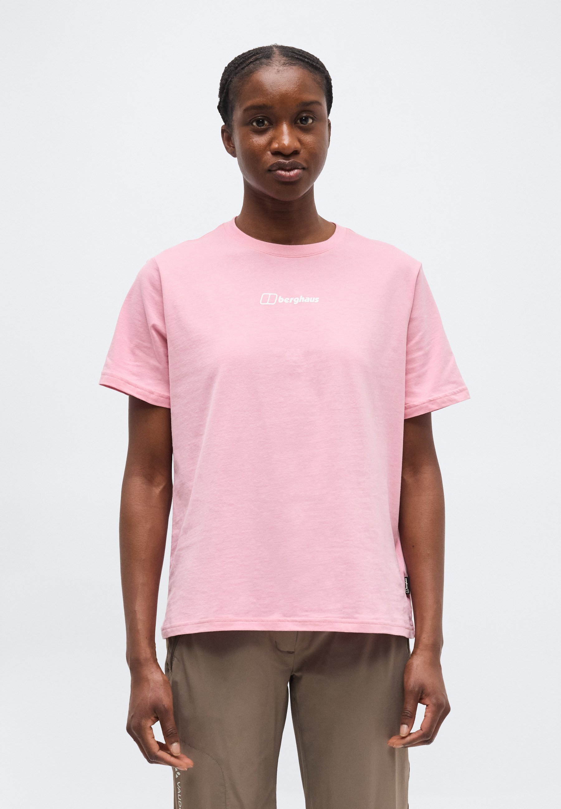 Berghaus NATURE ESSENTIAL TEE - Print T-shirt - pink lake/pink