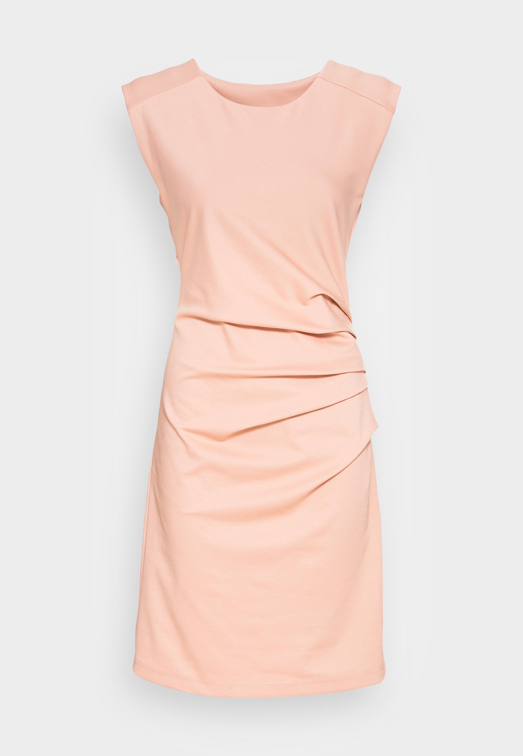 Kaffe INDIA ROUND NECK DRESS - Etuikleid - mahogany rose/pink - Zalando.de