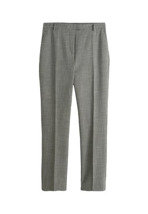 REGULAR FIT - CHECK  - Auduma bikses - brown