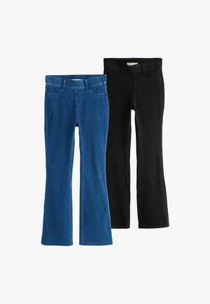 Next, TALL FIT - FULL LENGTH JERSEY DENIM BOOTCUT LEGGINGS 2 PACK . - Legíny – nohavice - black dark blue