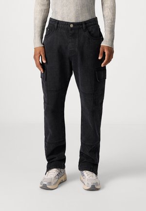 Brave Soul STATION - Jeansy Relaxed Fit - charcoal wash